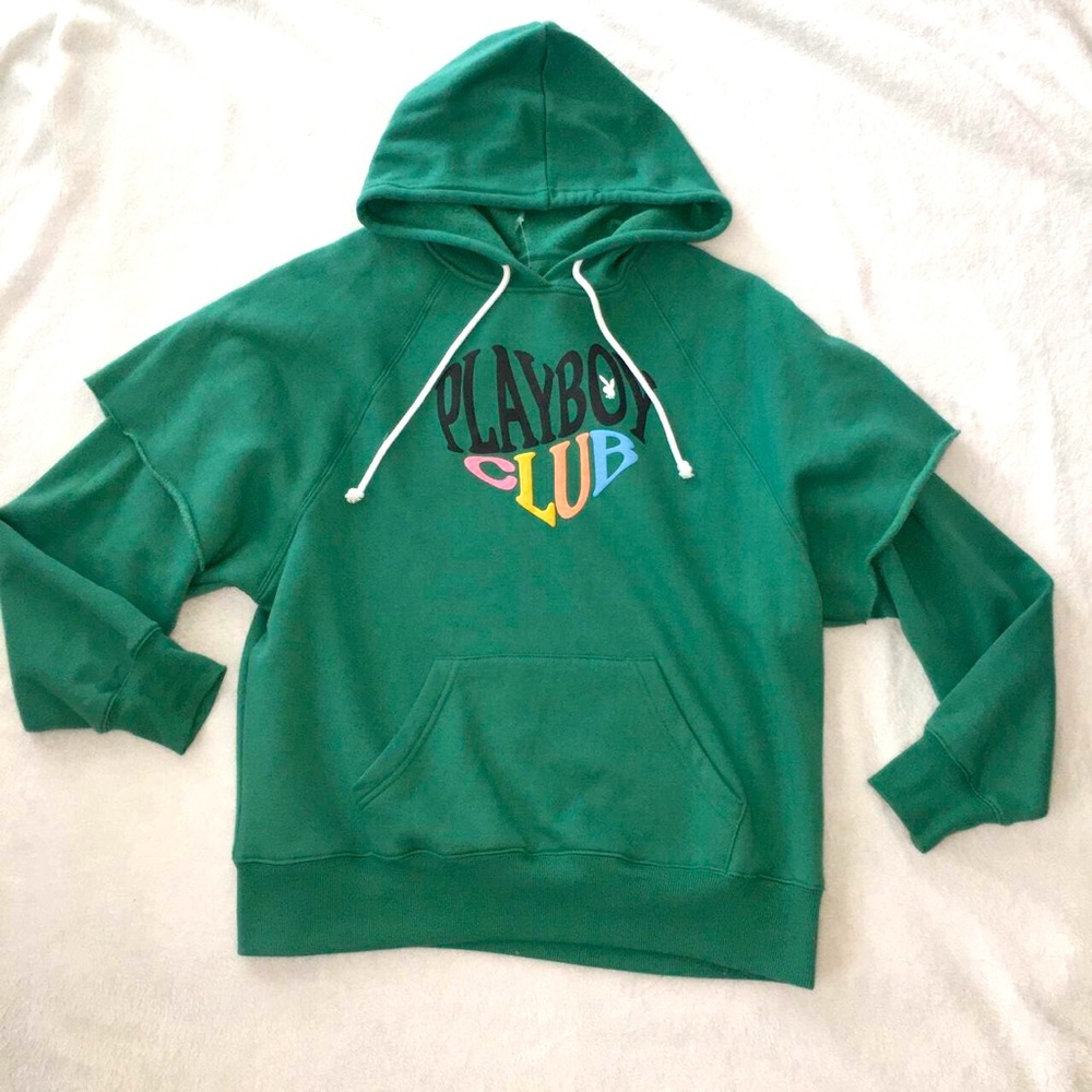 Playboy x Pacsun green hoodie